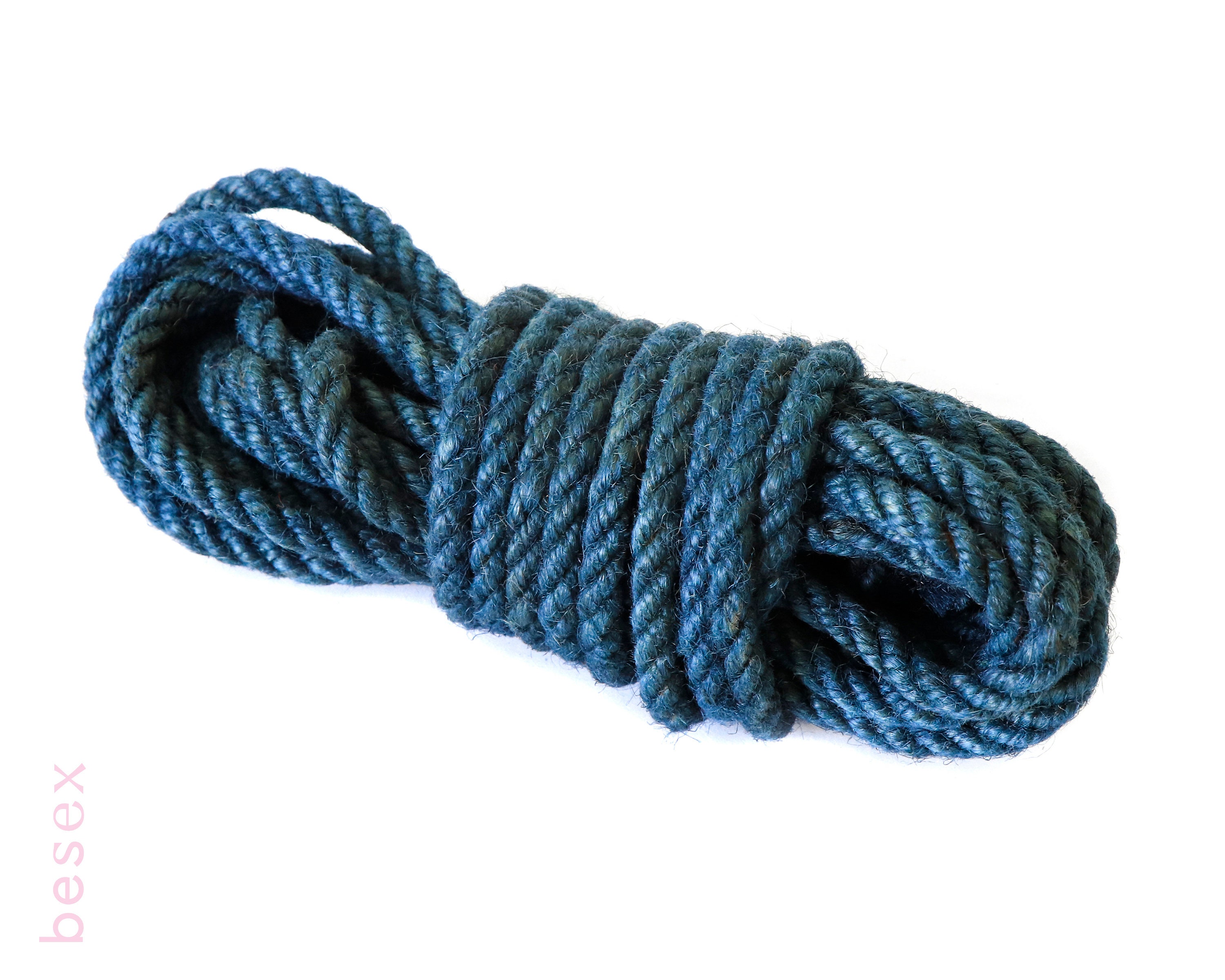 Blue Jute Rope, Shibari Rope, BDSM Bondage Rope, Jute Bondage Rope, Sex ...