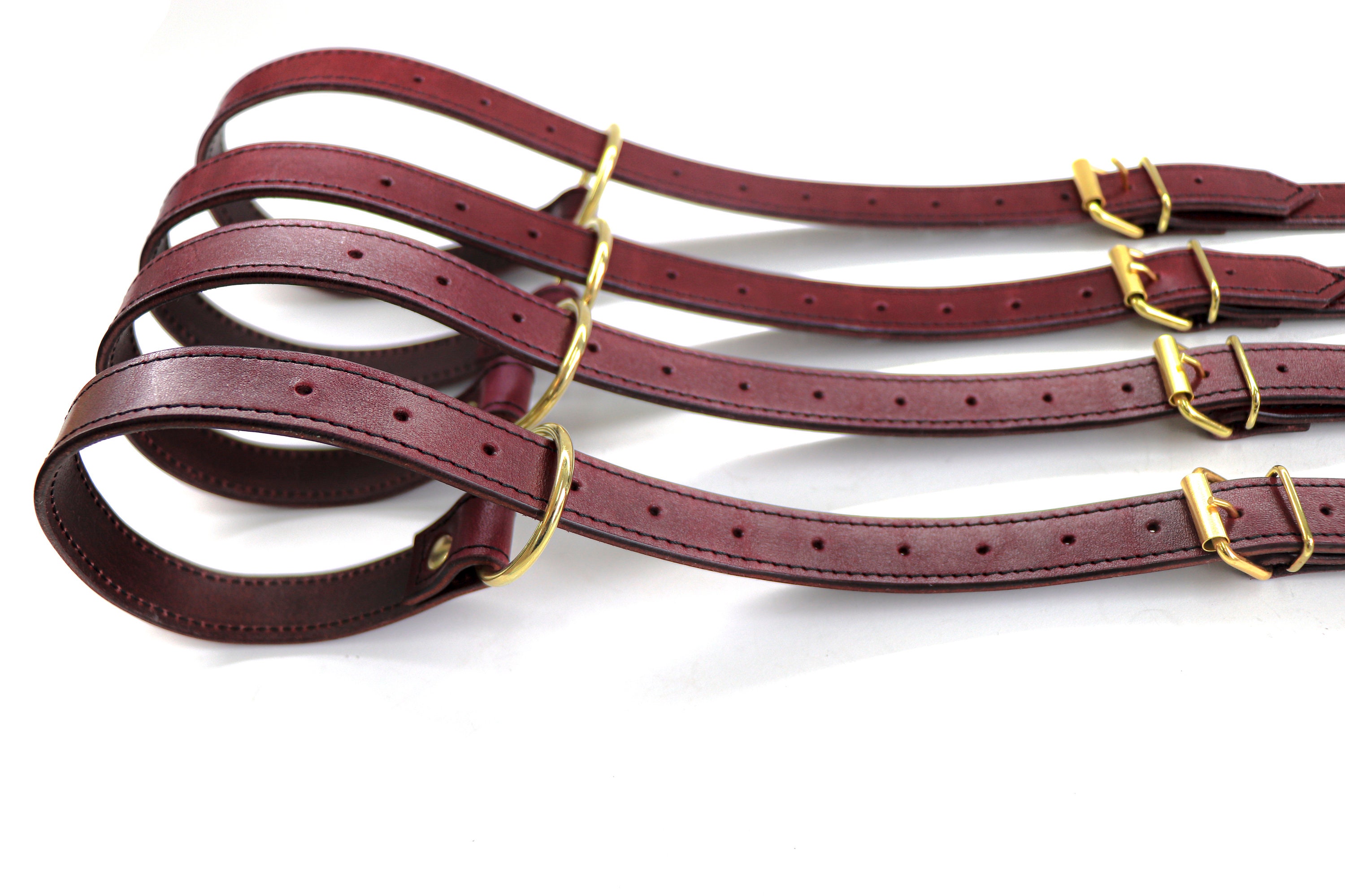 4 Bed restraints BDSM straps Leather bed straps restraints Etsy