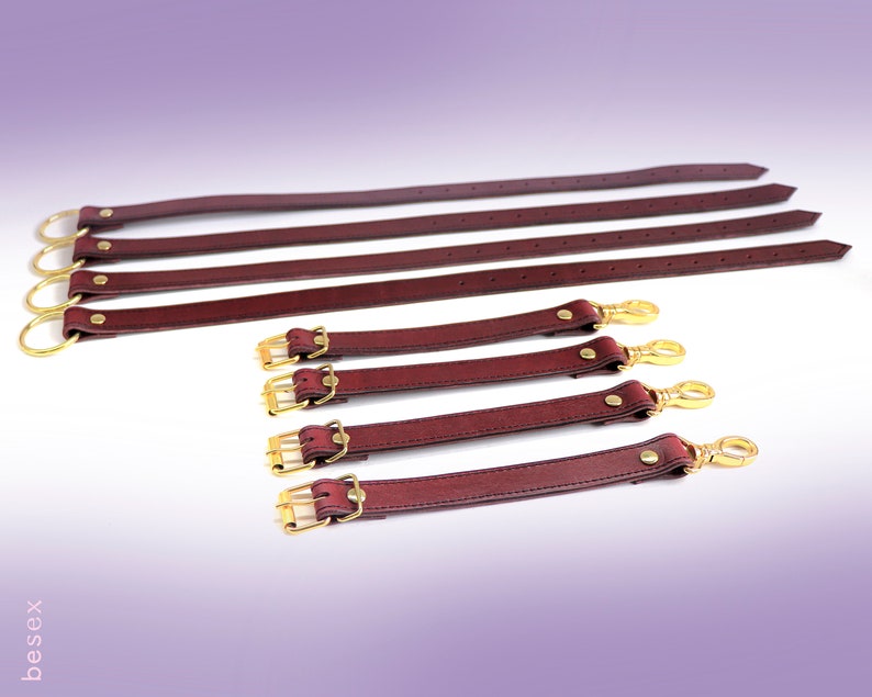 Bed Straps Kit, Bondage Straps, Bed Straps Restraint, BDSM Bondage Bed Sex Restraints, Sex