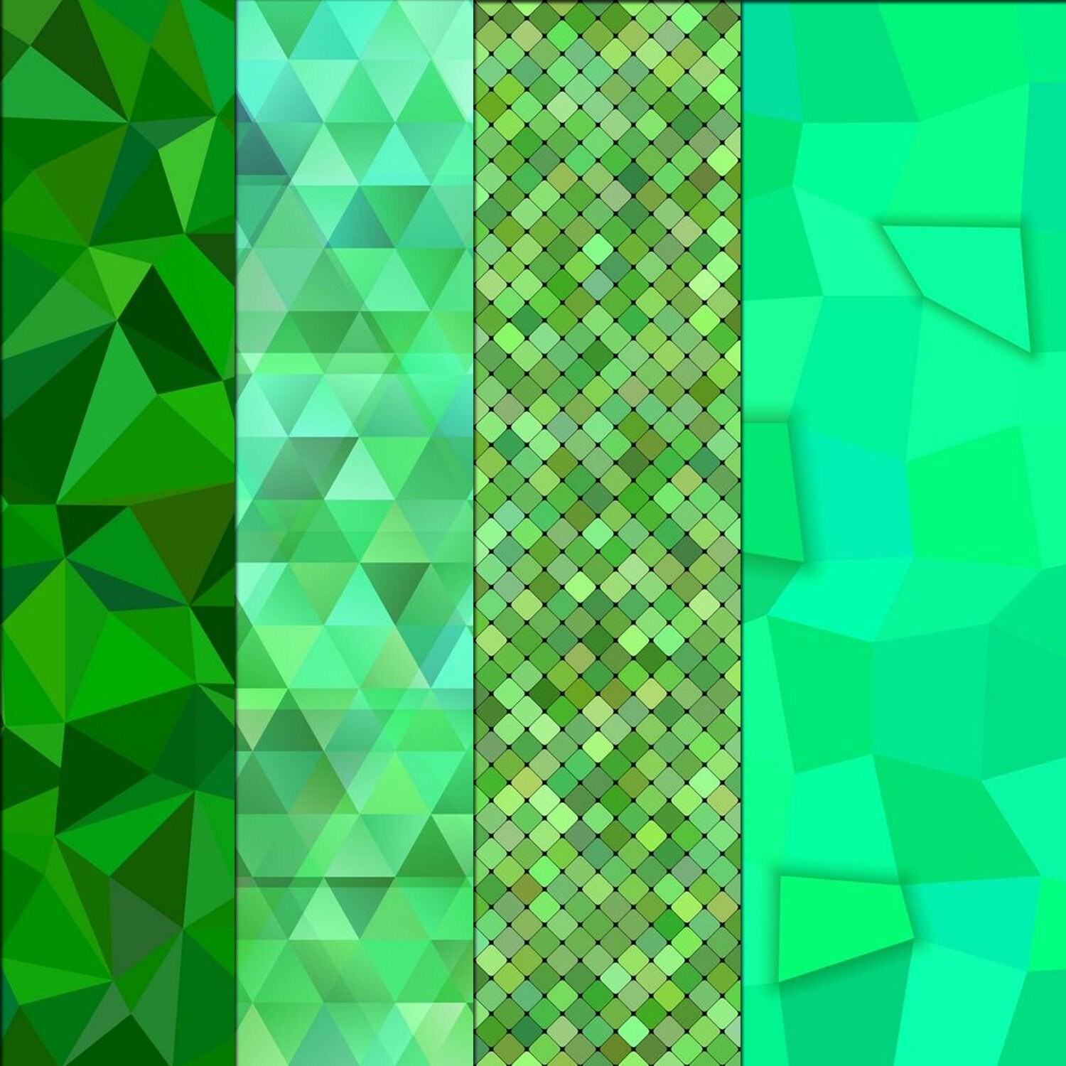 Green Art Textures Papergreen Wall Paperscrapbooking Craft Etsy