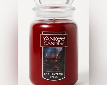 Yankee Candle Enchantress Spell Rare 22oz Jar HTF Discontinued Scent NEW gift
