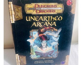 D&D Unearthed Arcana 3.5 Hardcover 2004 First Printing Wizards of the Coast VTG