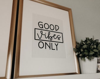 Motivational Black and White Prints 8x10"