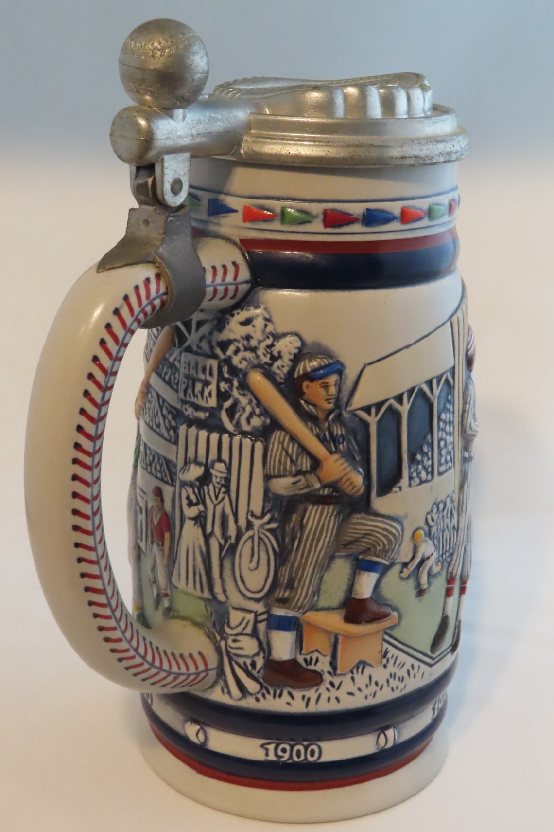 Vintage 1984 Ceramic Avon Beer Stein featuring American Etsy