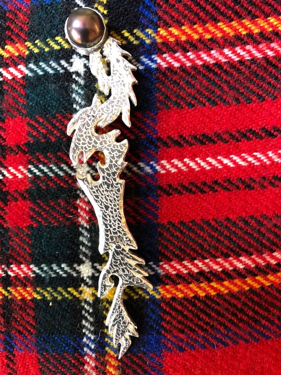 engraved kilt pin