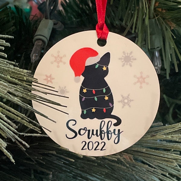 Kitty Cat Ornament Etsy