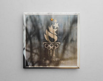 1996 Atlanta Olympics Canvas Plaque – Centennial Games Metal Design