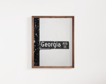 Atlanta Photography Print: Georgia Avenue in Snow