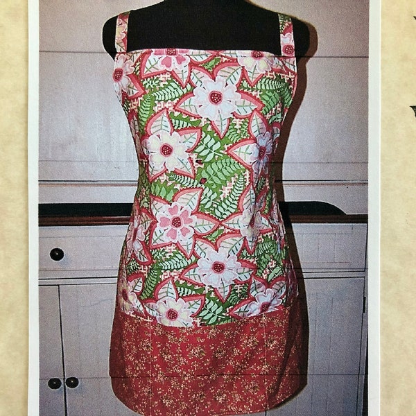 UNCUT 2016 'It's a Brei's Apron' full-coverage apron pattern with criss cross back straps---stress free for your upper back and neck.