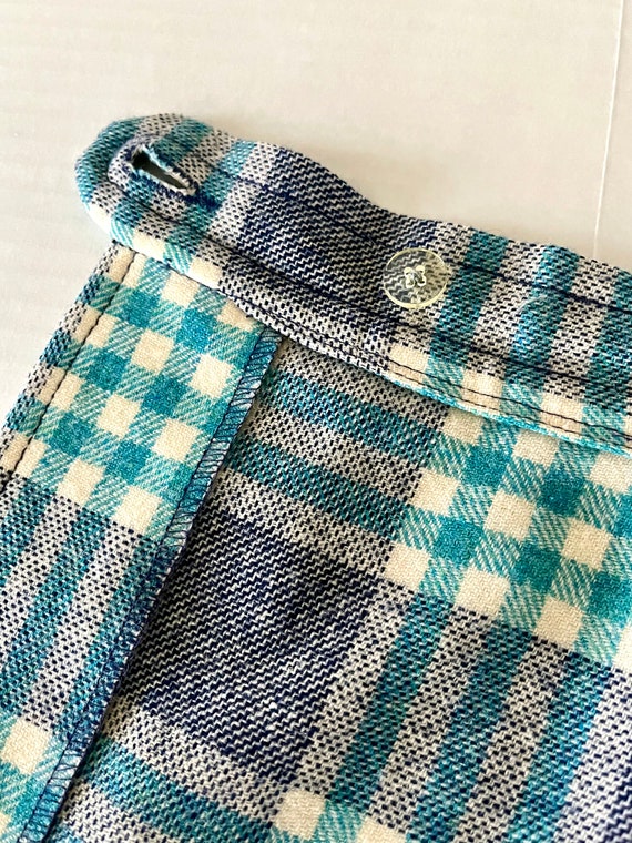 Vintage Pendleton 100% virgin wool plaid maxi ski… - image 5