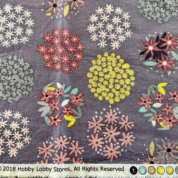 Hobby Lobby Floral Fabric Etsy