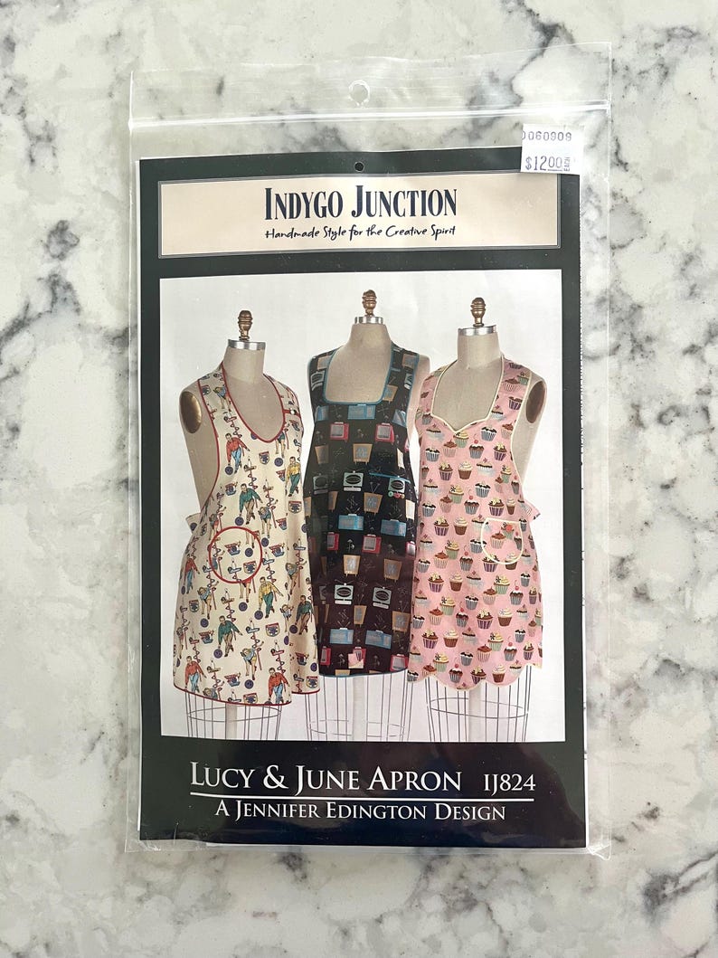 Junction Apron UNCUT 2008 Indygo Junction 824 Adult's and Teen's 'lucy & June Apron ...