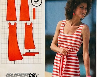 1981 Vintage Simplicity 9893 Misses' Gunne Sax Fitted Dress 1981 Vintage Simplicity 9893 Misses' Gunne Sax Fitted Dress
