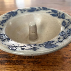 1993 Salmon Falls Blueberry Salt-glazed Pottery Individual Baked