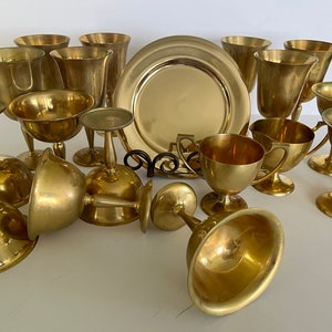 Gold Metal Goblet 