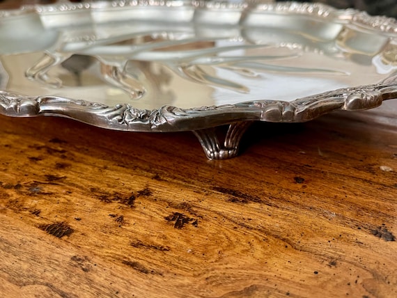 International Silver Countess Silver Plate Meat Tray With Well