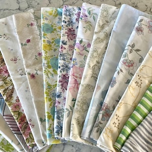Vintage standard and  pillowcases, most of them cotton/poly blend, some 100% cotton, some all poly, selling separately---I combine shipping!