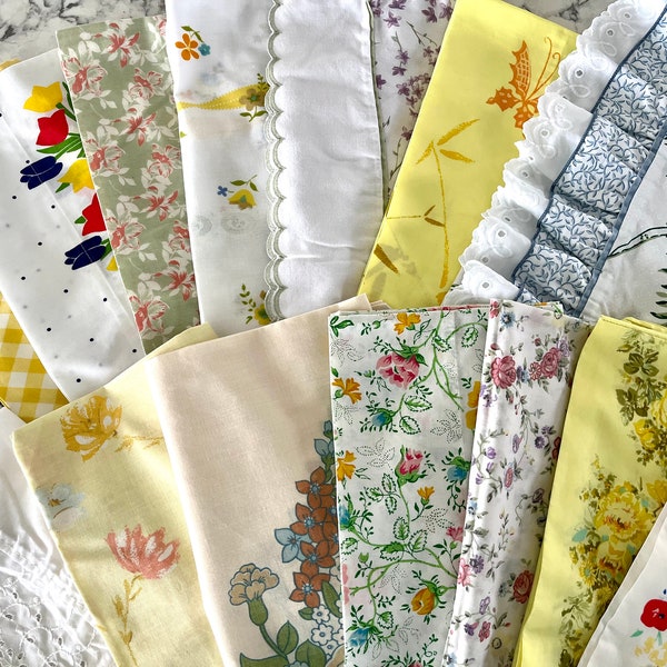 Vintage Pillowcases Etsy