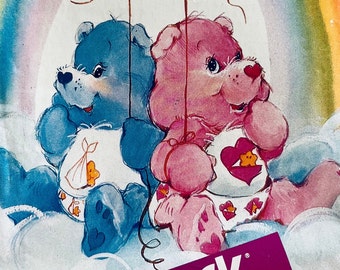 UNCUT 1984 Butterick 6932 Baby Hugs and Baby Tugs Care Bears doll pattern in perfect condition.