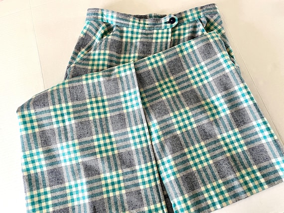 Vintage Pendleton 100% virgin wool plaid maxi ski… - image 3