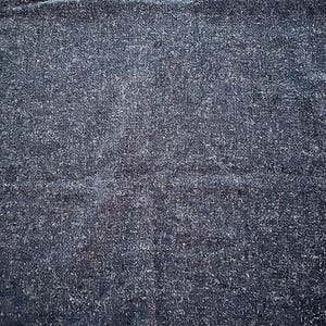55&quot; wide x 2 yards 15&quot; long weathered tweed wool or wool blend fabric in a pretty denim blue color, excellent condition.