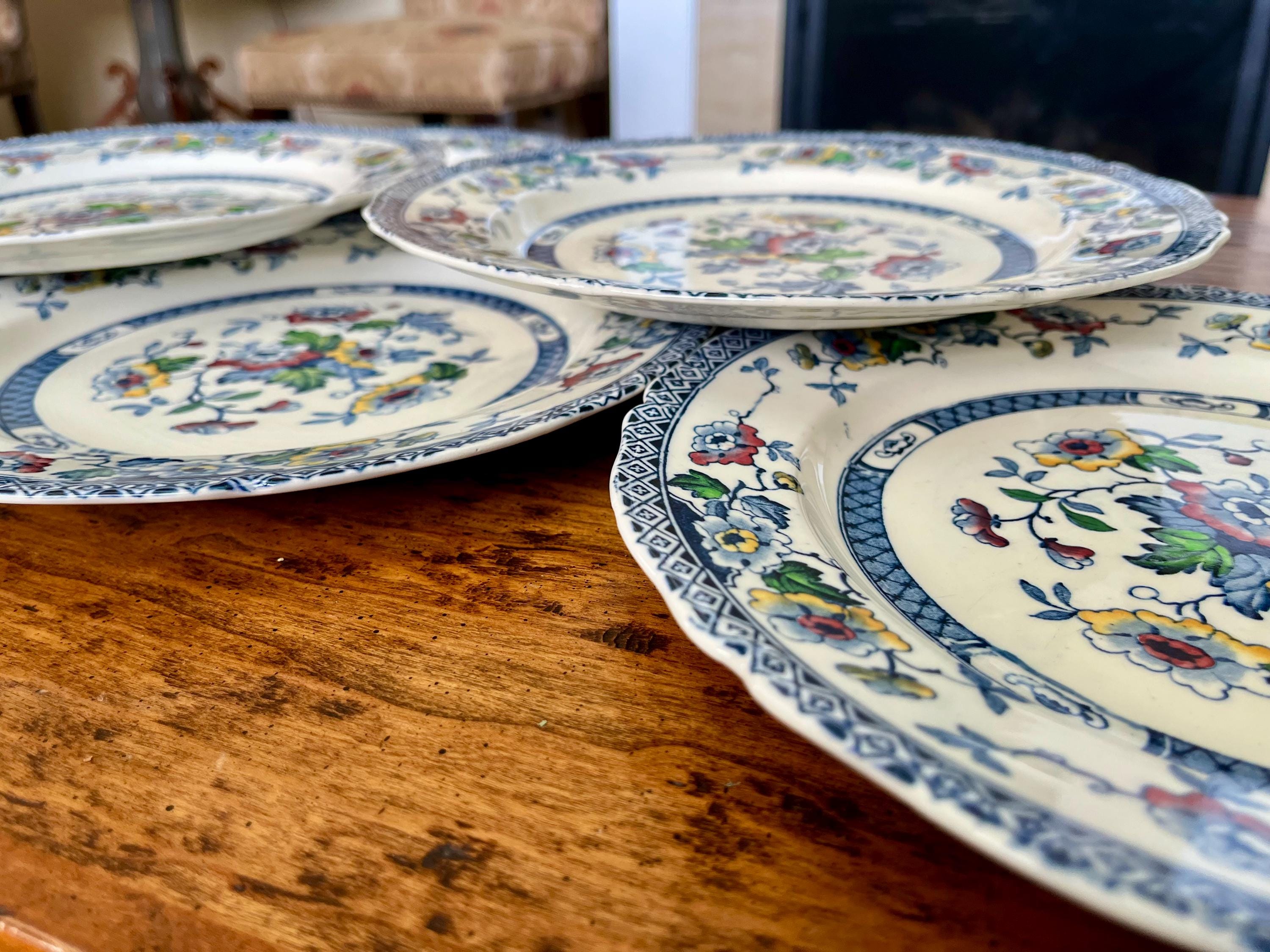 W R ミッドウィンター ウィンザー マルチカラー ディナープレート 7枚