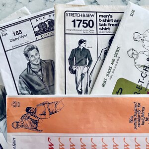 UNCUT Stretch & Sew men's and women's jackets, vests, polo shirts, t-shirts, pants and shorts patterns; sizes 30-48.