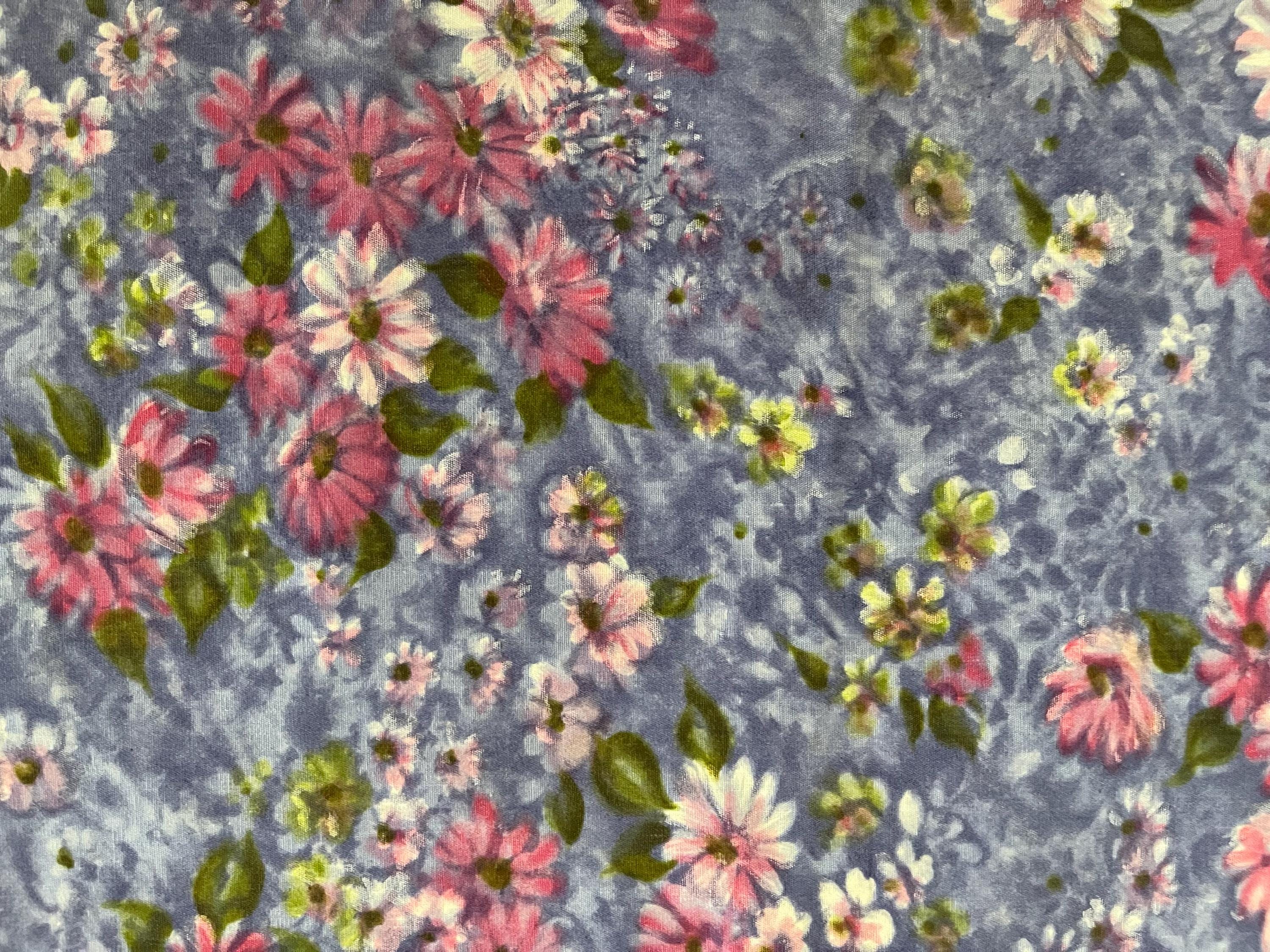 41×58 グラデーション　花柄　トルコヴィンテージ 41×58 グラデーション 花柄 トルコヴィンテージ 41×58 グラデーション