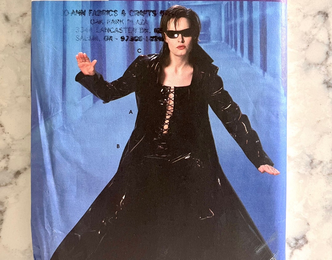 UNCUT 2003 Simplicity 5380 Misses' Matrix Trinity Costume Pattern ...
