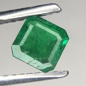 100% Natural Zambian Emerald Faceted 0.40 Carat 4.30x4.30 mm Square Shape Good Quality Loose Gemstone For Jewelry Making At Wholesale Price