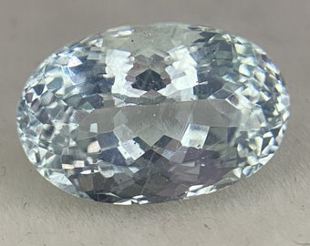 5.55 Ct Natural Aquamarine Faceted Oval Loose Gemstone (13.30x8.90mm)