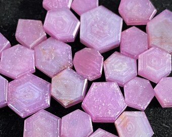 Natural Ruby Slices: 53.60 Carat Loose Gemstones for Jewelry Making