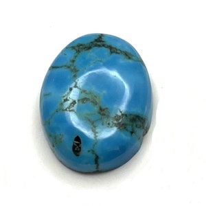 22.45 Carat Natural Turquoise Free Size Oval Cabochon Good Quality Loose Gemstone for Jewellery Making at Wholesale Price 100% Natural