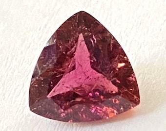2.30 Carat Rubellite Tourmaline Trillion Cut Gemstone