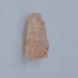 Authentic 53.50 Cts Morganite Gemstone/ Morganite Fancy Rough/ 100% Natural Peach Morganite Stone/ For Jewelry 19x35x11.25mm