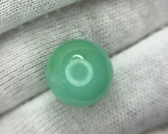Natural Chrysoprase Green Cabochon: 13mm Ball Gemstone