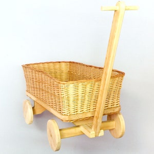 cuna mimbre muñeca