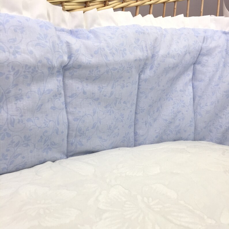 Soft bumper and mattress for Moses basket Etsy