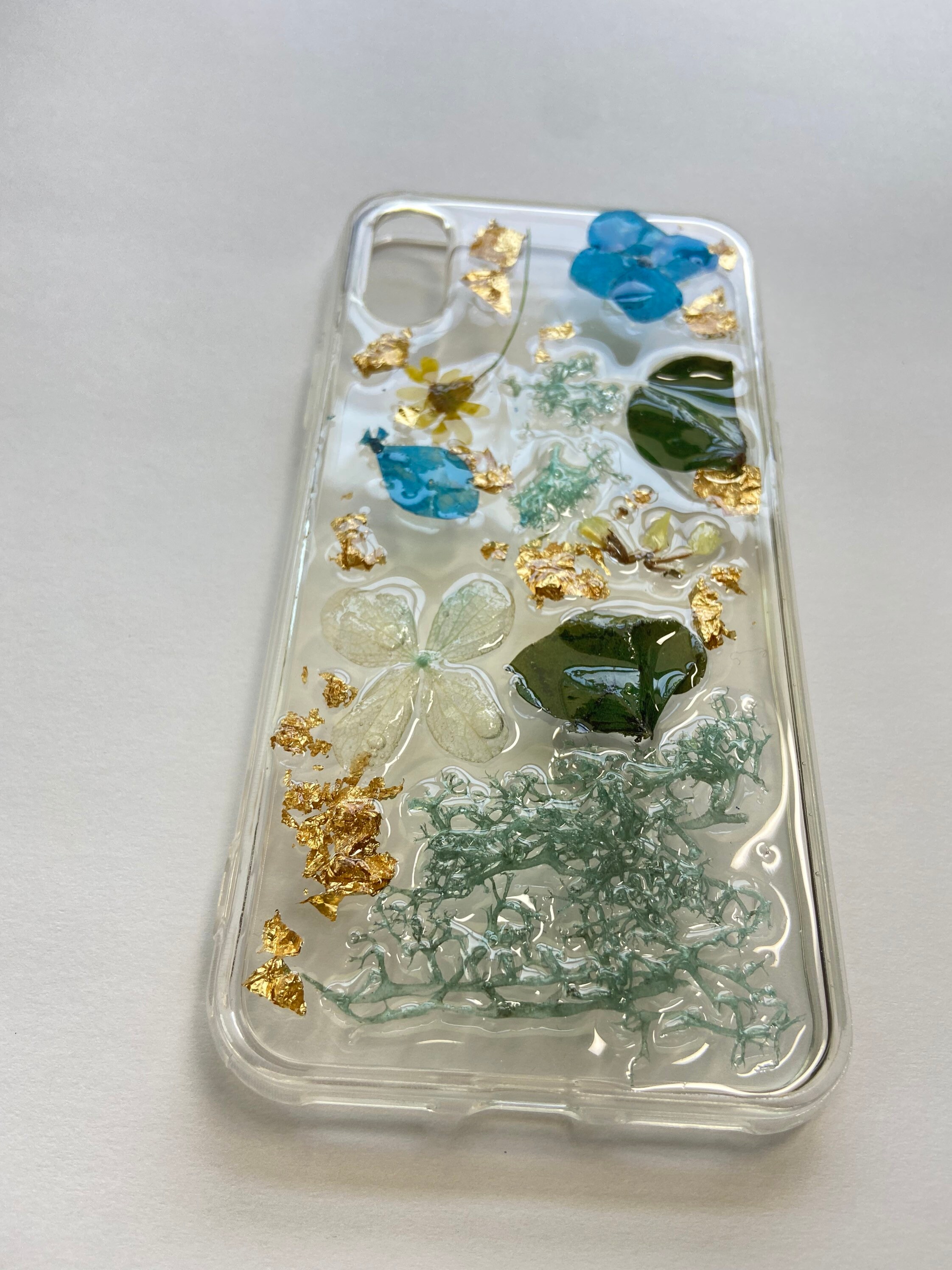 IPhone X/XS Flower Resin Case Etsy