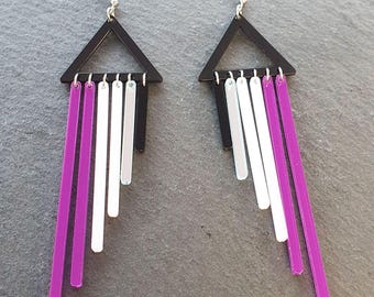 Asexuella klockspel - Långa Pride-hängen