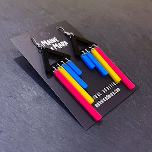 Pansexual Chimettes - Short Pride Dangles