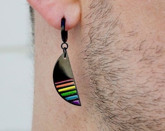 Lgbtq &quot;Je Suis&quot; Huggie Hoops
