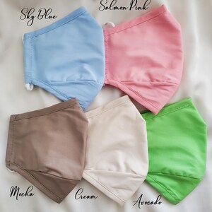 Floral Face Mask, ULTRA COMFY, Filter Pocket, 2.5 Pm Filter Included, Soft Cotton, Washable, Reusable, Adjustable Ear Loop Unisex, USA image 6