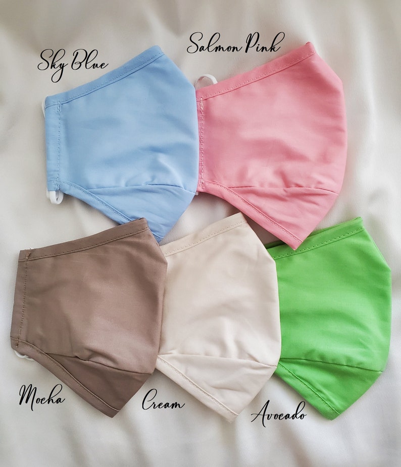 Floral Face Mask, ULTRA COMFY, Filter Pocket, 2.5 Pm Filter Included, Soft Cotton, Washable, Reusable, Adjustable Ear Loop Unisex, USA image 6