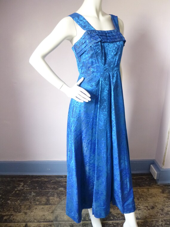 STUNNING ORIGINAL VINTAGE 1950s Blue Party/Cocktai
