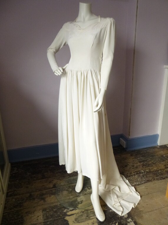 Exquisite Elegant Vintage Wedding Dress 1970s