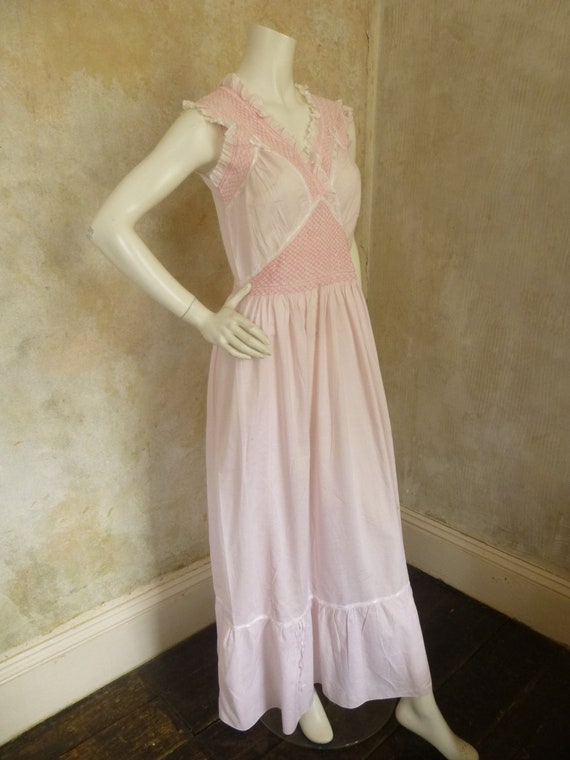SPECTACULAR VINTAGE ITALIAN Nightgown Maxi Dress Wedd… Gem