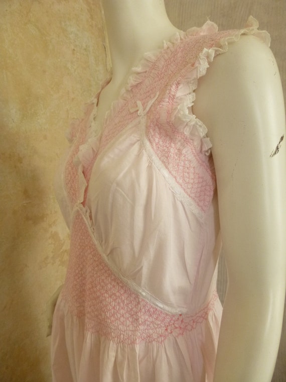 SPECTACULAR VINTAGE ITALIAN Nightgown Maxi Dress Wedd… Gem