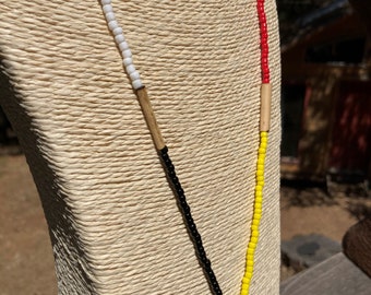 Medicine Wheel Beaded lanyard