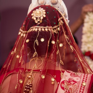 Indian Bengali Bride Orna (Chunri)